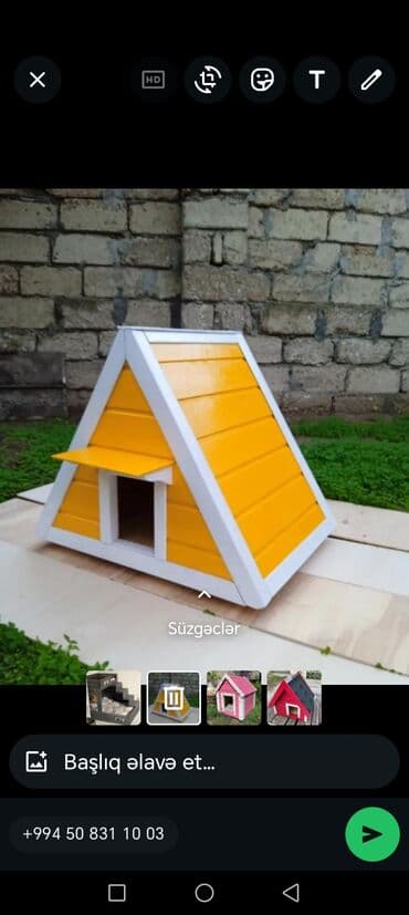 pişik aksesuarlar: Ev heyvanları üçün taxta damcılar - Material: möhkəm taxta, metal — 3