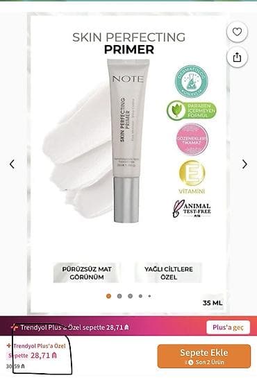 karite lip plump 4d: NOTE Cosmetique – Skin Perfecting Primer - Funksiya: Makyaj bazası — 8