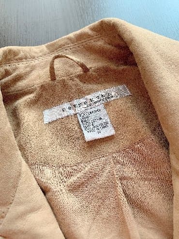 ekodəridən kişi gödəkçəsi: Натуральная набуковая кожа ( антилопа). Из США . Размер 38 . Мало — 6