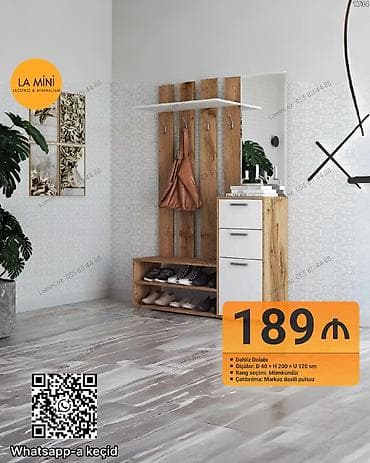 Dəhliz dolabı – LA Mini (Laconic &amp; Minimalism) - Komplekt