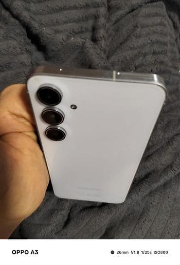 a 52: Samsung Galaxy A55 5G, 128 GB, rəng - Mavi, Zəmanət, Barmaq izi — 3