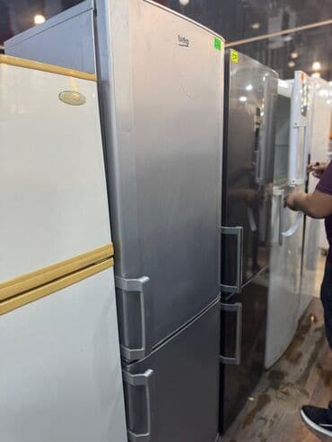 İşlənmiş 2 qapılı Beko Soyuducu Satılır, rəng - Gümüşü