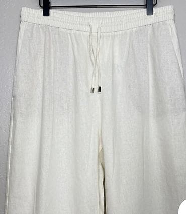 qadın şalvar: Kətan şalvar.Brend ZARA.M ölçü.Təzədir.Etiketlidir.Almaniyadan — 3