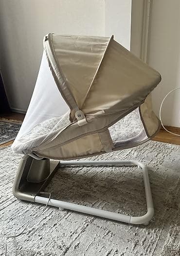 yun corab: Coolbaby elektron beşik/uşaq nənni - Rəqəmsal panel və taymer: ön — 3