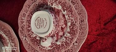 versace servis: Çay dəsti, rəng - Qırmızı, Keramika, 6 nəfərlik — 5