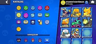 Şəxsi əşyalar: Brawl Stars hesabı – yüksək səviyyəli, zəngin kontentli Əsas — 5