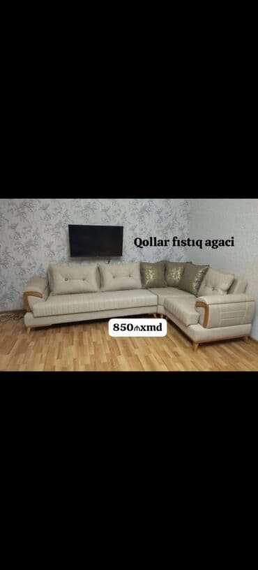 kalidor ucun alcipan fiqurlari: Künc divan, Açılmayan, Bazasız, Vеlur parça — 10