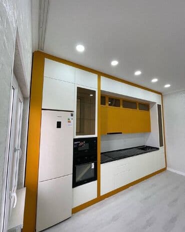 mətbəxt mebeli: Sifarişlə mətbəx dəsti, Özü çəkən petlələr, MDF, Kredit yoxdur, Pulsuz çatdırılma, Rayonlara çatdırılma — 3