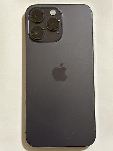 telefon kabrosu: IPhone 14 Pro, 256 GB, Deep Purple, Face ID — 2