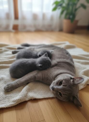 sarı pişik: Ana British Shorthair, ata Scottish Fold – elit boz pişik balaları — 2