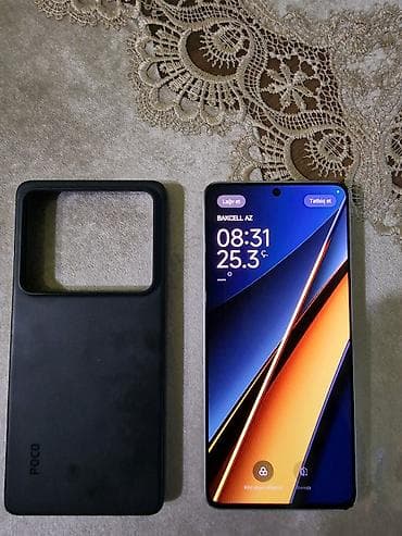 amazfit pace: Poco X6 Pro, 256 GB, rəng - Boz, Sensor — 5