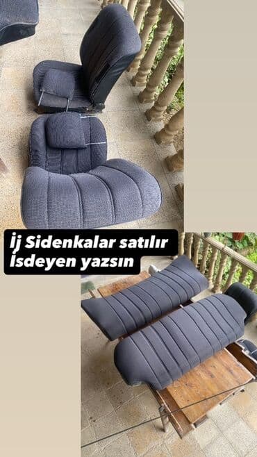 Avtomobil oturacaqları dəsti - Komplekt: 2 ön oturacaq (başlıqlar