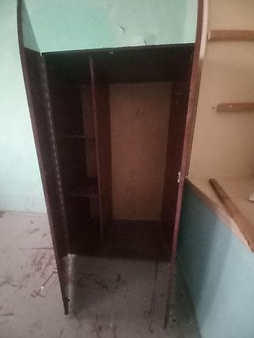 Mebel dəsti – şkaf, komod və tumbi - Şkaf: İki bölməli, yuxarıda — 4