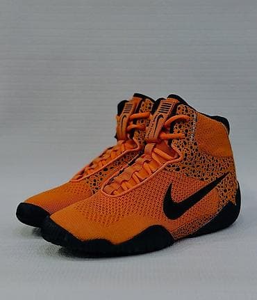 кроссовки nike: Məhsul: Nike yüksək modellı idman ayaqqabısı - Rəng: Narıncı üst — 1