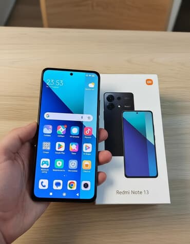 azerbaycan ikinci. el telefon: Redmi Note 13, 256 GB, rəng - Qara, Sensor — 1