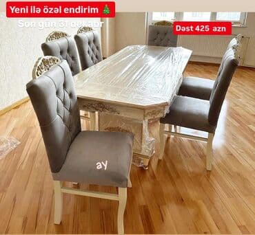 Elə indi sifariş edin! ⏰ Son endirim günü: 31 dekabr 🪑 *Masa dəsti