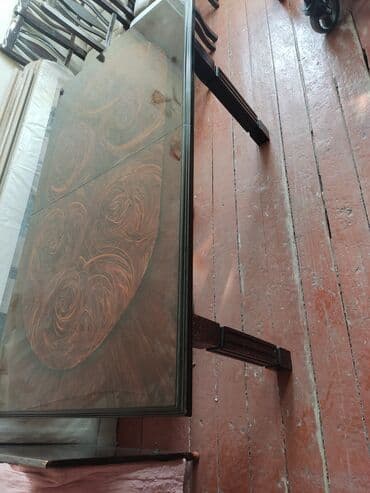 стекло для стола: Açılan, 6 stul — 2