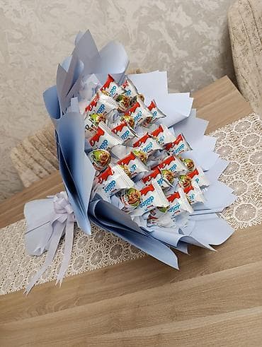 Kinder buketleri sifarisle hazirlanir.Sifarisler en az 1-2 gun onceden — 1