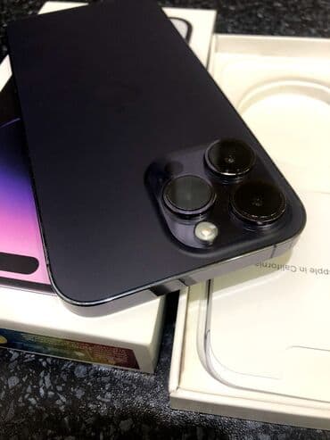 Фото и видеокамеры: IPhone 14 Pro Max, 256 ГБ, Deep Purple, Face ID — 8