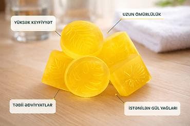 Yüksək keyfiyyətli ev sabunu, təbii bitki yağlarından və istənilən gül lalafo.az -da Yüksək keyfiyyətli ev sabunu, təbii bitki yağlarından və istənilən gül