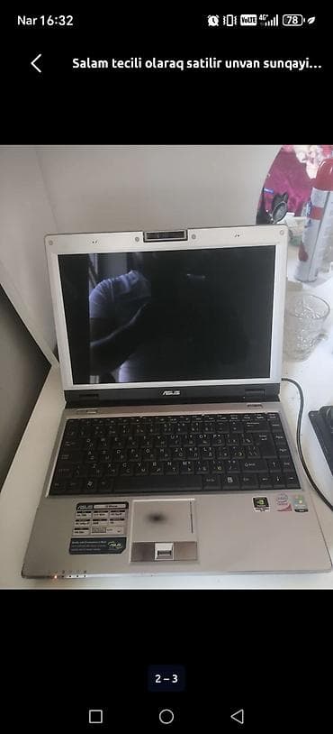 ASUS noutbuk - Model xətti: Z53 series (etiketlərdə Z53TPro qeyd