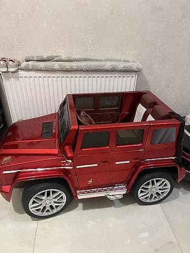 usag arabasi: Uşaq üçün elektrikli miniatür avtomobil - Rəng: qırmızı, parlaq — 2