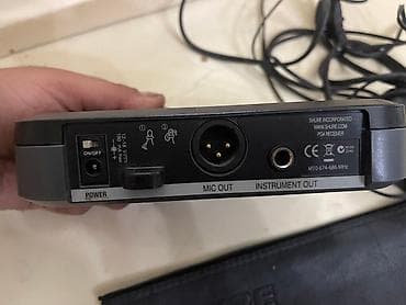 mikrafon satisi: İşlənmiş Simsiz (Bluetooth) Mikrofon Shure, Ünvandan götürmə — 4