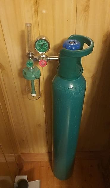 Təzə Tibbi oksigen balonu və komplekt regulator,10 litr - Material