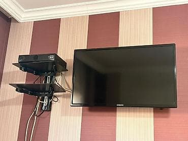 honor x8b barter: Samsung LED TV + divar asılqanı və AV rəfləri dəsti Məhsulun tərkibi — 1