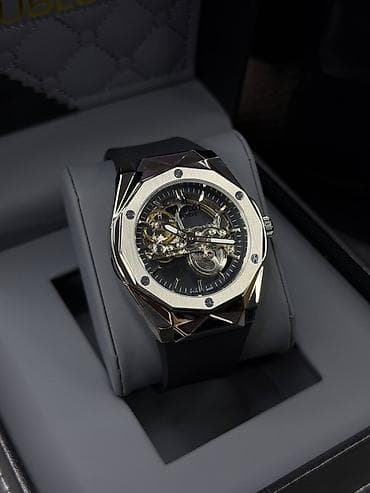 saat seti: Yeni, Qol saatı, Hublot, rəng - Qara — 3