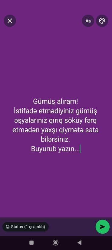 qolbaq sekilleri: Gümüş alışı xidməti - İstifadə etmədiyiniz gümüş əşyaların qəbulu - — 1