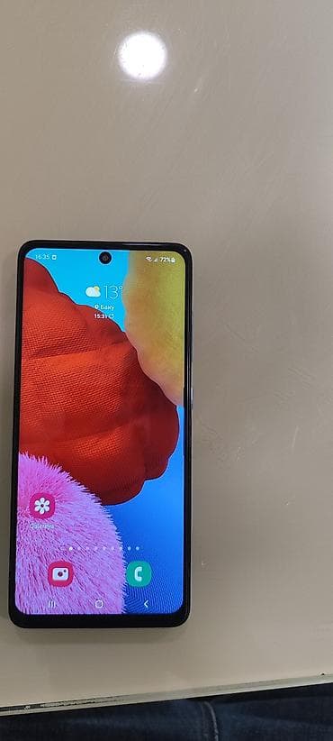 Samsung Galaxy A51, rəng - Göy, Barmaq izi