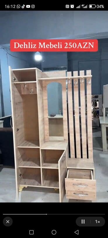 стильная прихожая мебель: Распашной, 3 двери Прямой шкаф, Шкаф в прихожей — 7