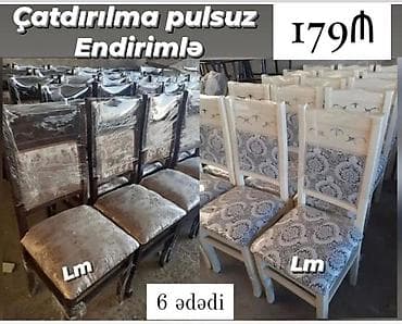 taxta stul: Qonaq otağı üçün, Taxta, Parça, Azərbaycan, 1 il zəmanət, Kredit yoxdur — 1