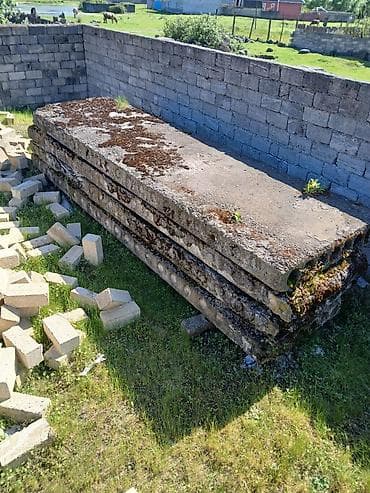 Beton döşəmə panelləri - Material: ağırbeton, çoxbucaqlı boşluqlu