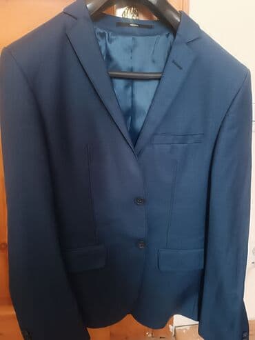 cins pencekler kisi ucun: Mavi rəngli kişilər üçün klassik pencək - Brend: NODİN (etiket — 2