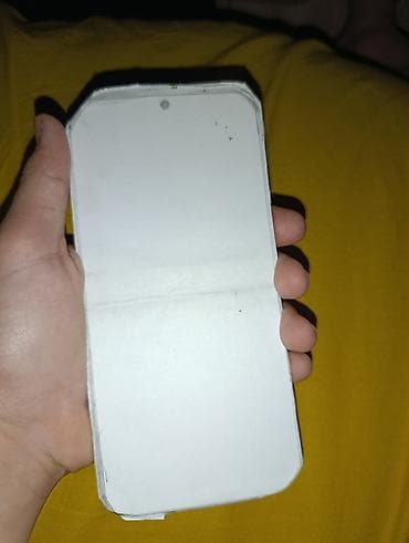 telebelere iş: Kağızdan hazırlanan qatlanan “telefon” maketi - Material: qalın — 2