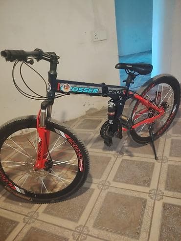 Crosser dağ velosipedi - Çərçivə: qatlanan metal çərçivə (CROSSER — 2