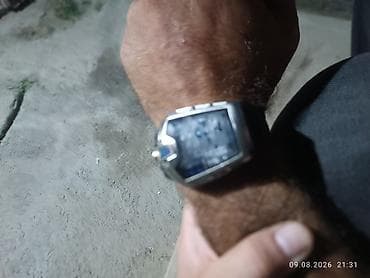 casio saatlar: Kişi qol saatı - Korpus: metal, çoxbucaqlı (idman üslublu) dizaynlı — 3