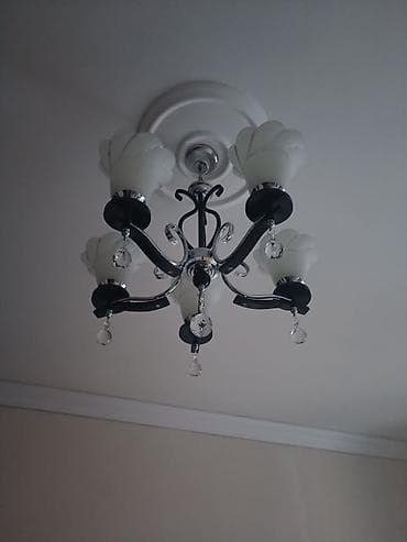 ay ulduz sekilleri: Çılçıraq, 5 lampa, Metal — 2