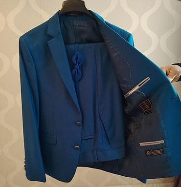 şalvar modelleri 2021: Kişi kostyum dəstləri - Model: Klassik 2 düyməli pencək + eyni rəngli — 3