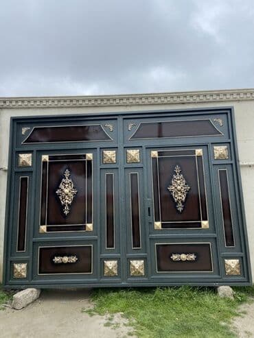 işləmiş dərvazalar: Yeni Dəmir Həyət darvazası, 3 m, Mexaniki, Qapı ilə, rəng - Qara, Kredit var, Ödənişli quraşdırma, Ünvandan götürmə, Ödənişli çatdırılma, Rayonlara çatdırılma — 39
