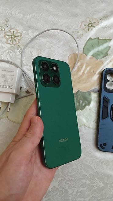 silver et ceken: Honor X8b, 128 GB, rəng - Yaşıl, Barmaq izi — 3
