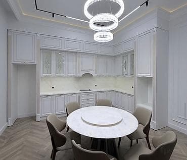 miz stol: Sifarişlə mətbəx dəsti, MDF, Kredit yoxdur — 3