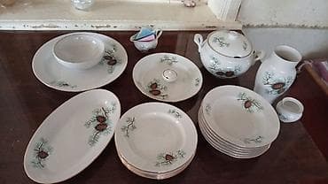 nahar: Nahar dəsti, rəng - Ağ, Farfor — 1