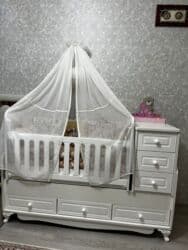 demir carpayı: Oğlan və qız üçün, Yeni, Çarpayı, Matras ilə, Siyirməli — 2