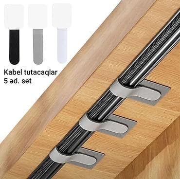 Kabel tutacaqlar – 5 ədədlik set - Öz-özünə yapışan quruluş: Neylon