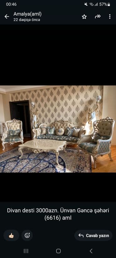 metbex kunc divanlari qiymetleri: Divan, Divan, Bazasız, Açılmayan — 1