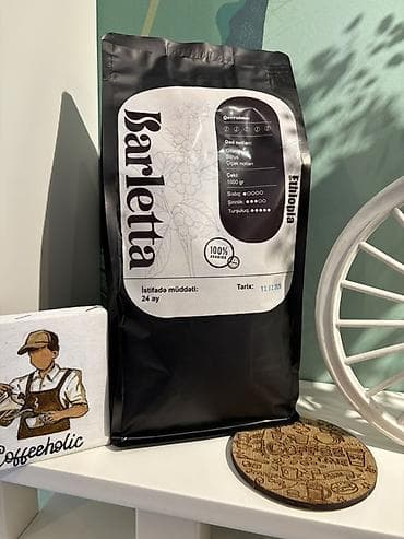 Barletta Ethiopia qəhvə dənələri – 100% Arabica (İri dənələri, və