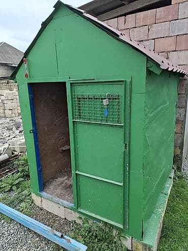 toyuq hini necə olmalıdır: Metall və taxta konstruksiyalı toyuq/heyvan daxması - Material — 1